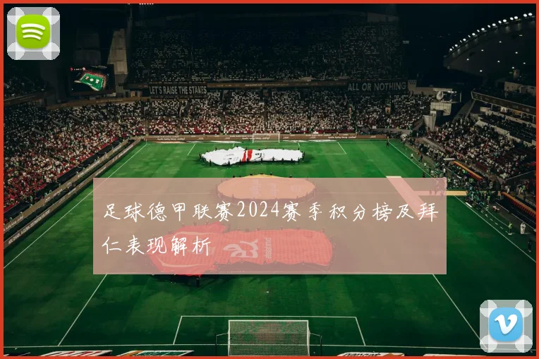 足球德甲联赛2024赛季积分榜及拜仁表现解析